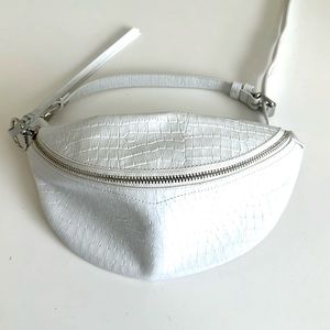 Rebecca Minkoff White Leather Belt Bag